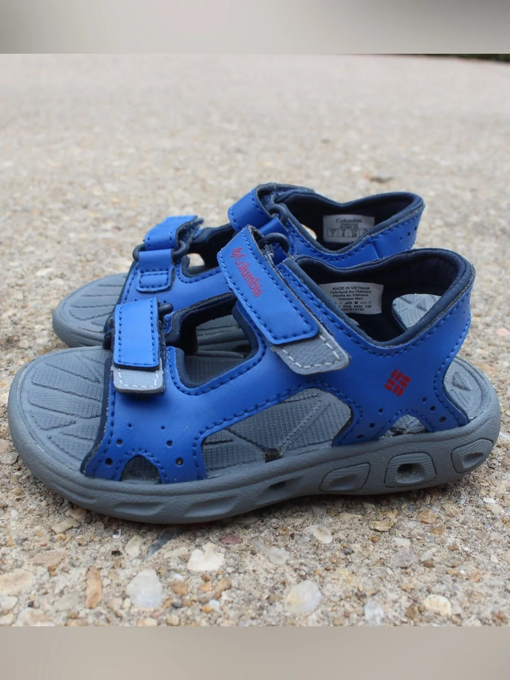 Columbia Techsun Vent Blue Toddler Sandals Sz 7